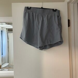 Gray Women's Lined Athletic Shorts